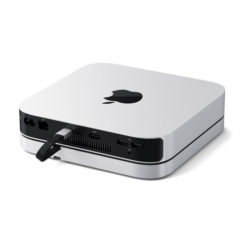 Satechi Stand & Hub - podstawka i hub do Mac Mini/Studio (USB-C 3.2, USB-A 3.2, 2x USB-A 3.0, 3,5mm jack, port micro/SD, NVMe/M.