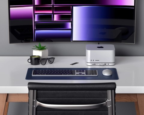 Satechi Stand & Hub - podstawka i hub do Mac Mini/Studio (USB-C 3.2, USB-A 3.2, 2x USB-A 3.0, 3,5mm jack, port micro/SD, NVMe/M.