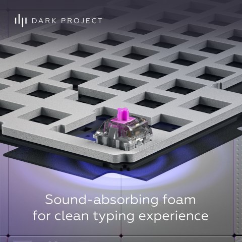 Dark Project ALU87A Daylight, G3MS Zircon Switch, RU klawiatura