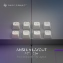 Dark Project ALU87A Daylight, G3MS Zircon Switch, RU klawiatura