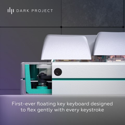 Dark Project ALU87A Daylight, G3MS Zircon Switch, RU klawiatura