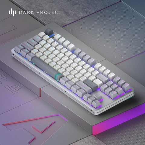 Dark Project ALU87A Daylight, G3MS Zircon Switch, RU klawiatura