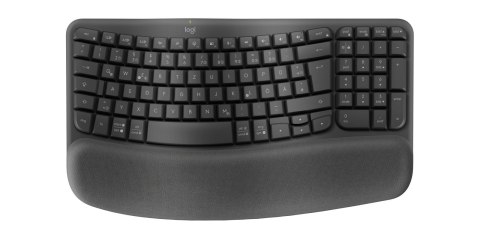 Logitech 920-012327 klawiatura Biuro RF Wireless + Bluetooth QWERTZ Niemiecki Grafitowy