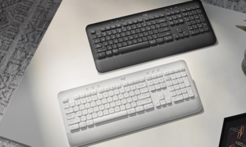 Logitech Signature K650 klawiatura Biuro Bluetooth QWERTY Amerykański międzynarodowy Grafitowy