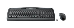 Zestaw klawiatura + mysz membranowa Logitech 920-03999 (USB 2.0; (DE); kolor czarny; optyczna)