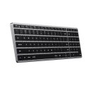 Satechi Slim X2 Bluetooth Backlit Keyboard - bezprzewodowa klawiatura z układem numerycznym (space gray) US