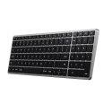 Satechi Slim X2 Bluetooth Backlit Keyboard - bezprzewodowa klawiatura z układem numerycznym (space gray) US