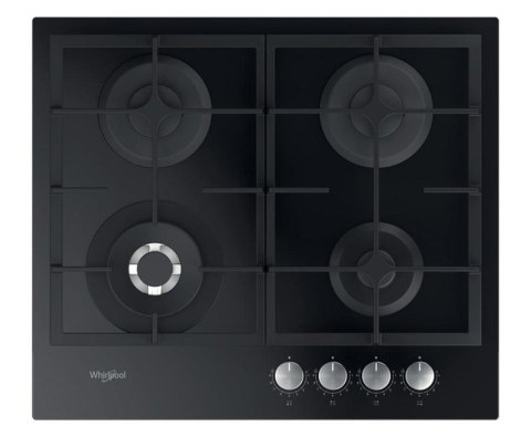 Whirlpool AKTL 629/NB1 płyta kuchenna Czarny Wbudowany 59 cm Gaz 4 stref(y)