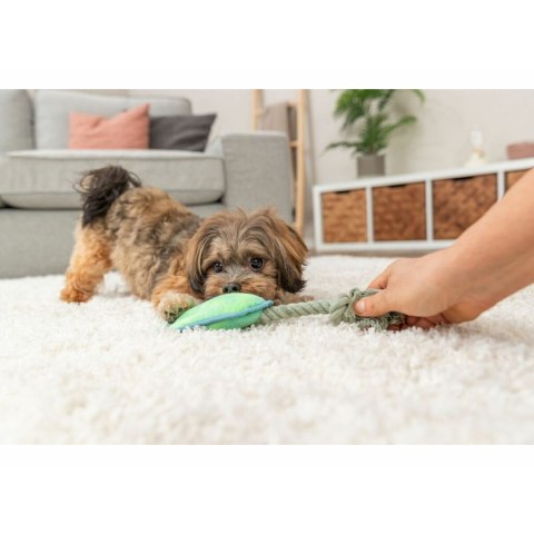 Zabawka Pluszowa dla psa Trixie Niebieski Kolor Zielony Poliester 22 cm