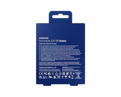 Dysk SSD T7 Shield 2TB USB 3.2, niebieski