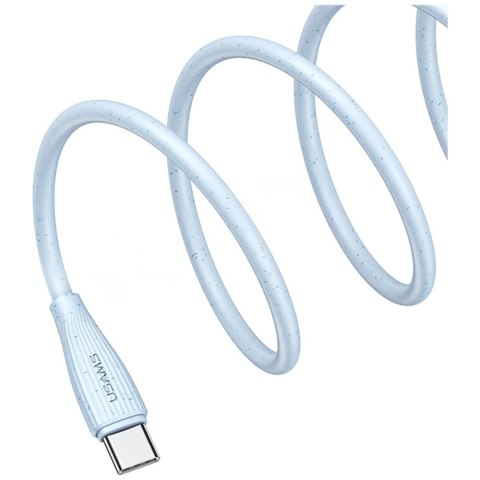 Kabel USAMS Green Series SJ714 18W 3A USB-A do USB-C 1m różowy