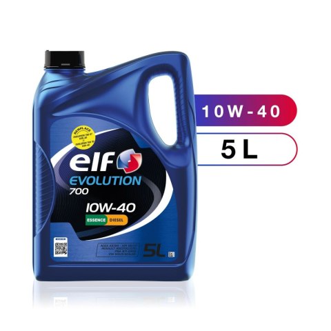 Olej do Silnika Samochodowego Elf Evolution 700 10W40 5 L
