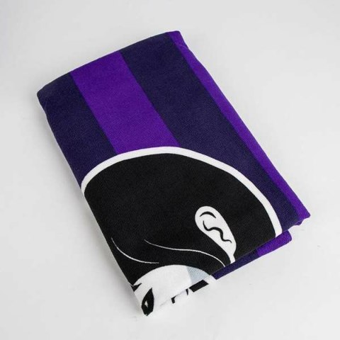 Ręcznik plażowy Wednesday Czarny 70 x 140 cm