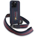 Red Bull RBHMP16X24SISOLRV iPhone 16 Pro Max 6.9&quot; hardcase Silicone Strap and Vertical Logo MagSafe granatowy
