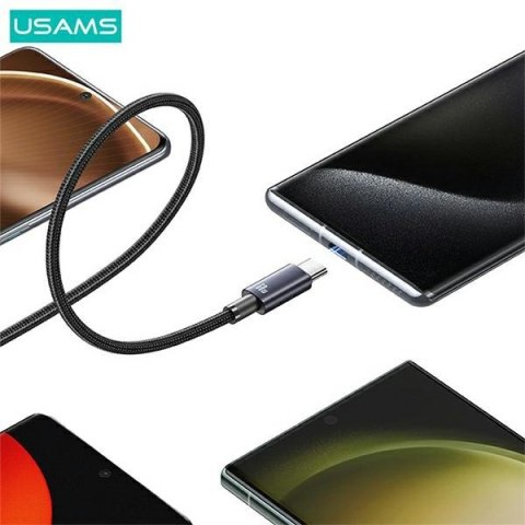 USAMS Kabel USB-C na Lightning 30W 0,25mFast Charging stalowy/tarnish SJ679USB01 (US-SJ679)