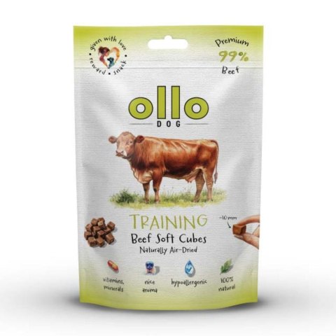 Ollo Air Dried Training Beef Cubes dla psa 80g