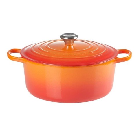 Piekarnik okrągły Le Creuset Signature Roaster 24cm czerwony