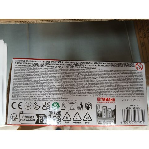 Motocykl Dickie Toys 17 cm Policja