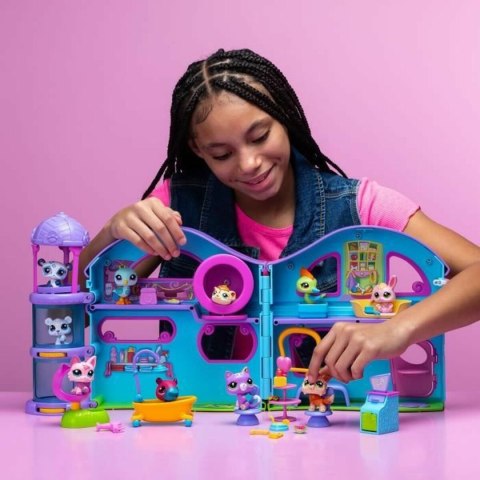 Playset Bandai The Big House Littlest Pet Shop 22 Części