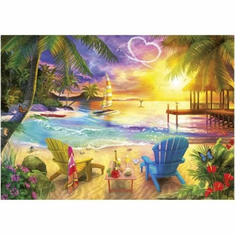 Układanka puzzle Educa Love Beach 1000 Części
