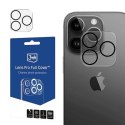 3MK Lens Pro Full Cover iPhone 15 Pro/15Pro Max Szkło hybrydowe na obiektyw aparatu z ramką montażową 1szt