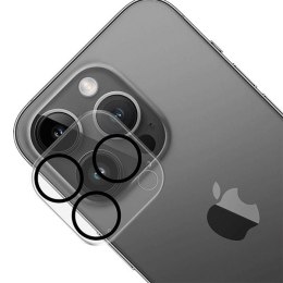 3MK Lens Pro Full Cover iPhone 15 Pro/15Pro Max Szkło hybrydowe na obiektyw aparatu z ramką montażową 1szt