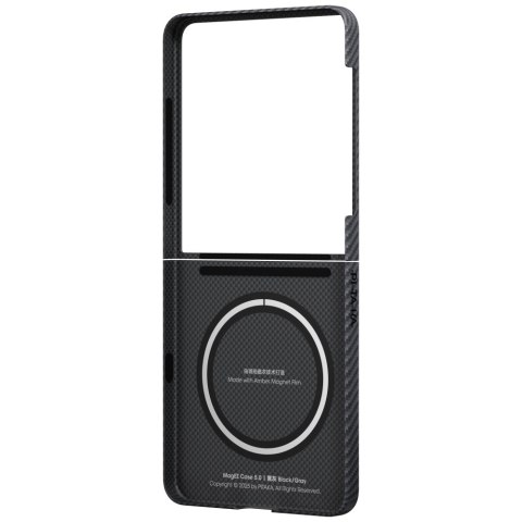 Etui PITAKA Ultra-Slim MagSafe do Samsung Galaxy Z Flip7 czarno szary