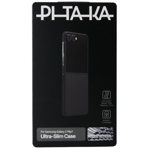 Etui PITAKA Ultra-Slim MagSafe do Samsung Galaxy Z Flip7 czarno szary
