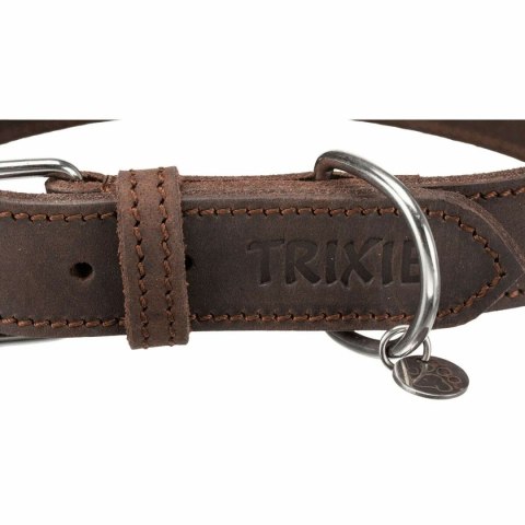 Obroża dla psa Trixie Rustic Ceimnobrązowy L 48-56 cm
