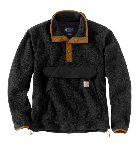 Polar Carhartt Relaxed Fit Fleece Pullover - black rozmiar: m