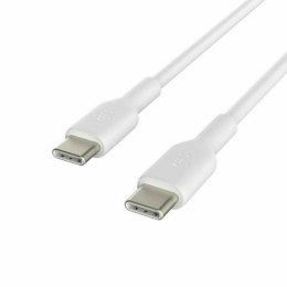 Kabel USB-C na USB-C Belkin CAB003bt2MWH Biały 2 m