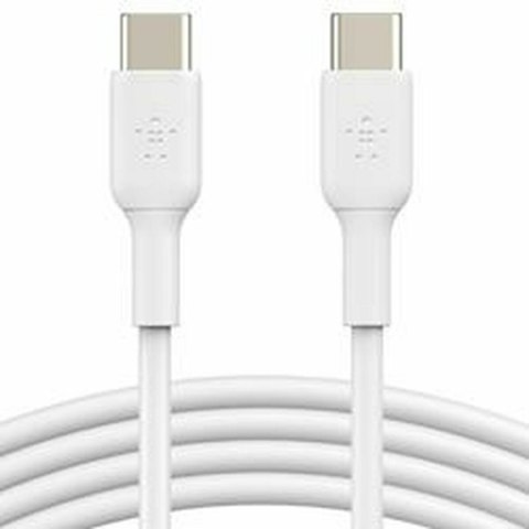 Kabel USB-C na USB-C Belkin CAB003bt2MWH Biały 2 m