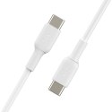 Kabel USB-C na USB-C Belkin CAB003bt2MWH Biały 2 m