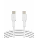 Kabel USB-C na USB-C Belkin CAB003bt2MWH Biały 2 m