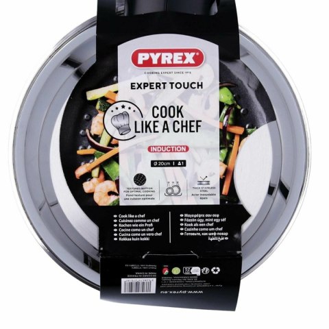 Patelnia Wok Pyrex Czarny Aluminium