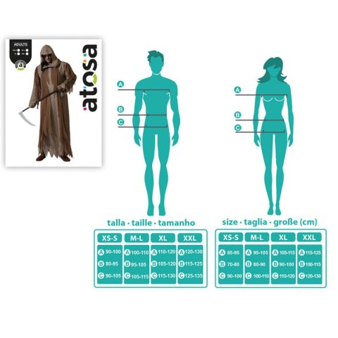 Kostium dla Dorosłych Czarodziej Halloween - XXL