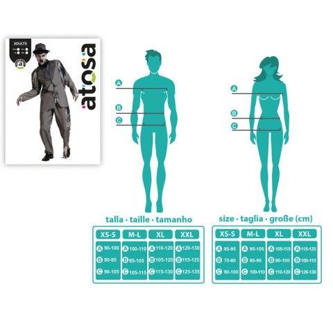 Kostium dla Dorosłych Martwy Pan Młody Halloween - XL