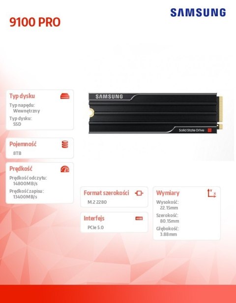 Dysk SSD 9100 PRO 8TB NVMe MZ-VAP8T0BW