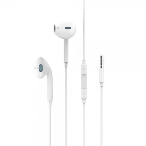 USAMS Słuchawki stereo EP-22 biały/white HSEP2201 jack 3,5mm