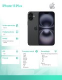 IPhone 16 Plus 256GB - Czarny