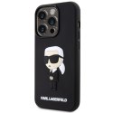 Karl Lagerfeld KLHCP14X3DRKINK iPhone 14Pro Max 6.7" czarny/black hardcase Rubber Ikonik 3D