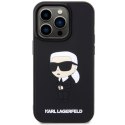 Karl Lagerfeld KLHCP14X3DRKINK iPhone 14Pro Max 6.7" czarny/black hardcase Rubber Ikonik 3D