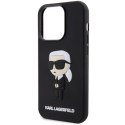 Karl Lagerfeld KLHCP14X3DRKINK iPhone 14Pro Max 6.7" czarny/black hardcase Rubber Ikonik 3D