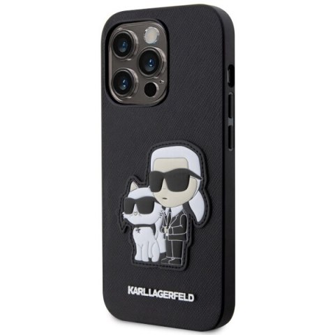 Karl Lagerfeld KLHCP14XSANKCPK iPhone 14Pro Max 6.7" hardcase czarny/black Saffiano Karl & Choupette
