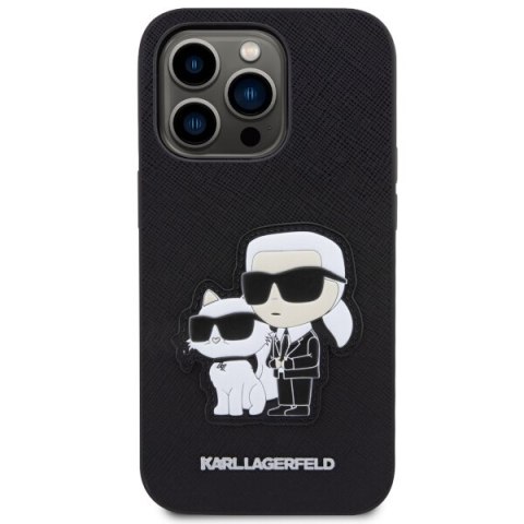 Karl Lagerfeld KLHCP14XSANKCPK iPhone 14Pro Max 6.7" hardcase czarny/black Saffiano Karl & Choupette