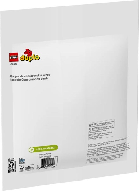 LEGO Duplo 10460 - Zielona płytka konstrukcyjna