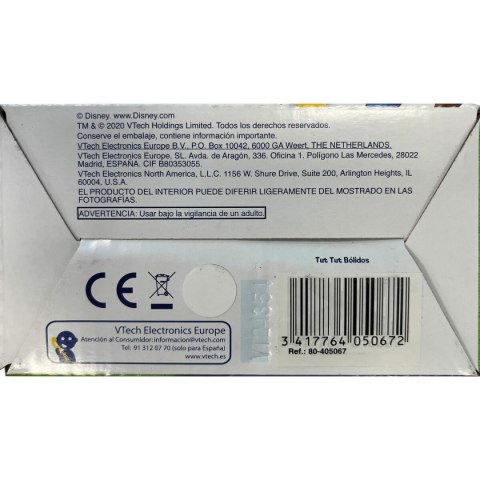 Samochód zabawkowy Vtech 80-405067 12 x 6 cm