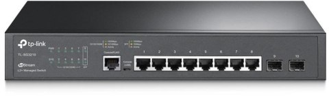 TP-LINK TL-SG3210 Zarządzany L2 Gigabit Ethernet (10/100/1000) Obsługa PoE Czarny