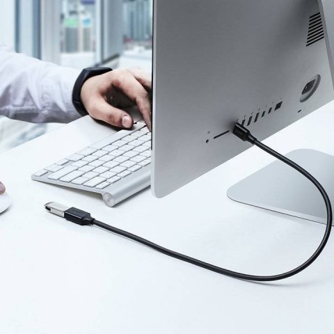 Ugreen kabel przedłużacz przejściówka USB 3.0 (żeński)-USB 3.0 (męski) 1m (czarny)