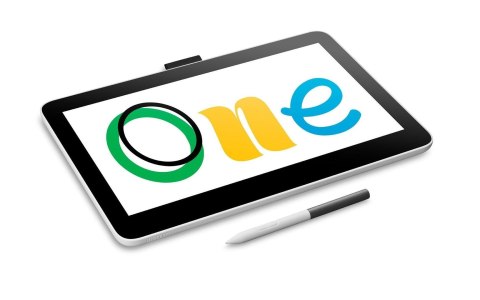 Digitizer Wacom One 13 z wyświetlaczem LCD - Elektromagnetyczny - Przewodowy - USB-C (DTH134W5Z)